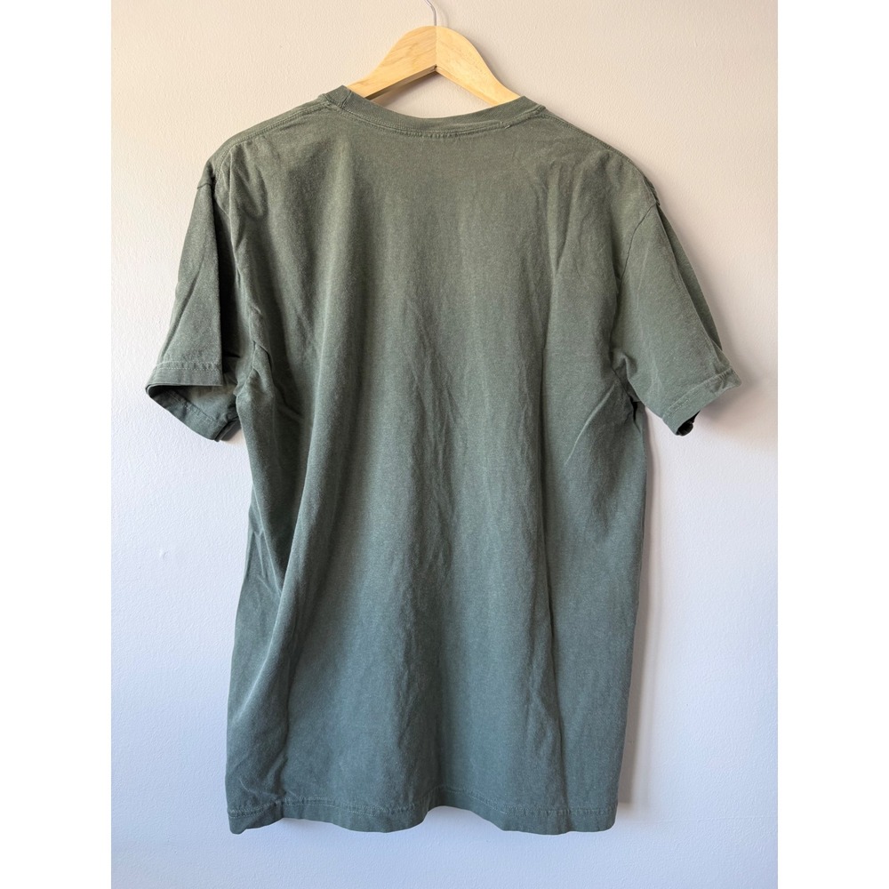 Comfort Colors Overstimulated Graphic T-Shirt Sage Green Heavyweight Cotton L - Picture 4 of 4